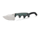 CRKT Folts Minimalist Bowie Fixed Blade Knife, 2in, Bowie Style Clip Point, Black Micarta Handle CR2387K