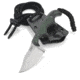 CRKT Folts Minimalist Bowie Fixed Blade Knife, 2in, Bowie Style Clip Point, Black Micarta Handle CR2387K