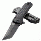 CRKT FRAME LOCK WITH BLADE FLIPPER-BLACK, Black, 4 R2101K
