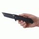 CRKT FRAME LOCK WITH BLADE FLIPPER-BLACK, Black, 4 R2101K