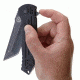 CRKT FRAME LOCK WITH BLADE FLIPPER-BLACK, Black, 4 R2101K
