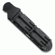 CRKT Hammond FE 9 Fixed Blade Knife w/ Black Powder Coated Blade and Black Handle 2210