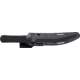 CRKT Hissatsu Fixed Blade Knife - Brush Finished Blade, Nylon Sheath 2907