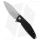CRKT Ibis Folding Knife, 3.09in, D2, Drop Point Blade, G10 Black Handle, Steel/Black, 7.25in, BHQ-210139