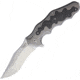 CRKT Ken Onion Motley Limited Ed Folding Knife, 3.88in Satin Sleipner Tool Steel Clip Point Blade, Matte Finish Titanium, K210CFXP