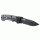 CRKT LOCKING LINER WITH THUMB STUD-BLACK, Black and Gray, 4 R2002K