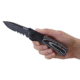 CRKT LOCKING LINER WITH THUMB STUD-BLACK, Black and Gray, 4 R2002K