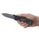 CRKT LOCKING LINER WITH THUMB STUD-BLACK, Black and Gray, 4 R2001K