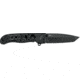 CRKT M16-02DB Assisted Opening Folding Knife, 3.12in, D2 Blade, Tanto, Black Aluminum Handle w/Deadbolt Lock, Black, M16-02DB