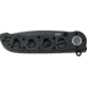 CRKT M16-02DB Folding Knife, 3.1in, D2 Blade, Plain Edge Tanto, Black w/Deadbolt Lock, M16-02DB