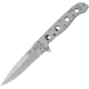CRKT M16-03SS 3.54in Folding Knife, Spear Point, Plain Bead Blasted 12C27 Sandvik Blade, Stainell Steel Handle, M16-03SS