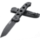 CRKT M16-04 Automatic Folding Knife,4in CPM 154,58-60 HRC Matte Black Plain Tanto Blade,6061 Type III Anodized Aluminum Handle M16-04A