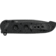 CRKT M16-04DB 3.89in Folding Knife, Plain, Stonewash D2 Steel Blade, Black Aluminum Handle, M16-04DB
