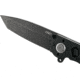 CRKT M16-04DB 3.89in Folding Knife, Plain, Stonewash D2 Steel Blade, Black Aluminum Handle, M16-04DB