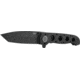 CRKT M16-04DB 3.89in Folding Knife, Plain, Stonewash D2 Steel Blade, Black Aluminum Handle, M16-04DB