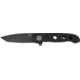 CRKT M16-04DB Assisted Opening Folding Knife, 3.89in, Stonewash D2 Steel Blade, Tanto, Black Aluminum Handle, Black, M16-04DB