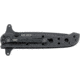 CRKT M16-10 Special Forces Tanto Black Folding Knife, Stainless Steel, Triple Point Serrations, M16-10KSF