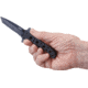 CRKT M16-10 Special Forces Tanto Black Folding Knife, Stainless Steel, Triple Point Serrations, M16-10KSF