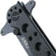 CRKT M16-10 Special Forces Tanto Black Folding Knife, Stainless Steel, Triple Point Serrations, M16-10KSF