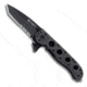 CRKT M16-12 Glass Filled Nylon Law Enforcement - Tanto, Triple-point Serrations, Black Glass Filled Nylon Handle, Lawks - M16-12ZLEKC