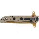 CRKT M16-13 Carson Special Forces Desert Tanto Folding Knife, Tan Finish M16-13DSFG