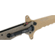 CRKT M16-13 Carson Special Forces Desert Tanto Folding Knife, Tan Finish M16-13DSFG