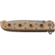 CRKT M16-13 Desert Camo Spear Point Folding Knife, Triple Point Serrations, M16-13ZM