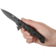 CRKT M16-13 Spear Point Folding Knife, LE Model - Black Handle, Black Blade, Triple Point Serrations, M16-13ZLEK