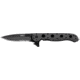 CRKT M16-13 Spear Point Folding Knife, LE Model - Black Handle, Black Blade, Triple Point Serrations, M16-13ZLEK