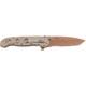 CRKT M16-14 Big Dog Desert Tanto Copper Folding Knife, Triple Point Serrations, M16-14D