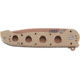 CRKT M16-14 Big Dog Desert Tanto Copper Folding Knife, Triple Point Serrations, M16-14D