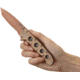 CRKT M16-14 Big Dog Desert Tanto Copper Folding Knife, Triple Point Serrations, M16-14D