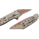 CRKT M16-14 Big Dog Desert Tanto Copper Folding Knife, Triple Point Serrations, M16-14D