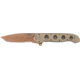 CRKT M16-14 Big Dog Desert Tanto Copper Folding Knife, Triple Point Serrations, M16-14D