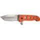 CRKT M16-14 Big Dog Pro Tanto Folder Knife, ER - Orange Handle, Satin Blade, Triple Point Serrations, M16-14ZER