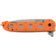 CRKT M16-14 Big Dog Pro Tanto Folder Knife, ER - Orange Handle, Satin Blade, Triple Point Serrations, M16-14ZER