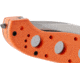 CRKT M16-14 Big Dog Pro Tanto Folder Knife, ER - Orange Handle, Satin Blade, Triple Point Serrations, M16-14ZER