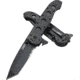 CRKT M16-14 Big Dog Pro Tanto Folder Knife, LE - Black Handle, Black Blade, Triple Point Serrations, M16-14ZLEK