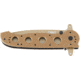 CRKT M16-14 Big Dog Special Forces Veff Desert Tanto Folding Knife, Desert Tan M16-14DSFG