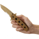 CRKT M16-14 Big Dog Special Forces Veff Desert Tanto Folding Knife, Desert Tan M16-14DSFG