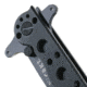 CRKT M16 Stainless - Tanto, Combination Edge, Black Handle, Black Oxide Blade, Framelock - M16-10KSC