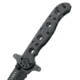 CRKT M16 Stainless - Tanto, Combination Edge, Black Handle, Black Oxide Blade, Framelock - M16-10KSC
