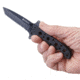 CRKT M16 Stainless - Tanto, Combination Edge, Black Handle, Black Oxide Blade, Framelock - M16-10KSC