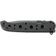 CRKT M1601-SS Carson EDC Stainless Steel Folding Knife, Black Oxide Blade M16-01KS