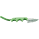 CRKT Minimalist - Bowie Gears, Designed By Alan Folts in Melbourne, Fixed Blade Knife W/Sheath, 2.125in, Plain Edge, Satin Finish, Polypropylene Handle, 2387G
