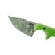 CRKT Minimalist - Bowie Gears, Designed By Alan Folts in Melbourne, Fixed Blade Knife W/Sheath, 2.125in, Plain Edge, Satin Finish, Polypropylene Handle, 2387G