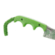 CRKT Minimalist - Bowie Gears, Designed By Alan Folts in Melbourne, Fixed Blade Knife W/Sheath, 2.125in, Plain Edge, Satin Finish, Polypropylene Handle, 2387G