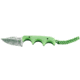 CRKT Minimalist - Bowie Gears, Designed By Alan Folts in Melbourne, Fixed Blade Knife W/Sheath, 2.125in, Plain Edge, Satin Finish, Polypropylene Handle, 2387G