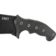 CRKT Onion Chanceinhell Machete - 12in. Plain Blade, Rubberized Textured Handle, Nylon Sheath K910KKP