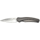 CRKT Onion Ripple EDC Folding Knife, 2.78in Stainless Steel Blade and Gray Handle K401GXP